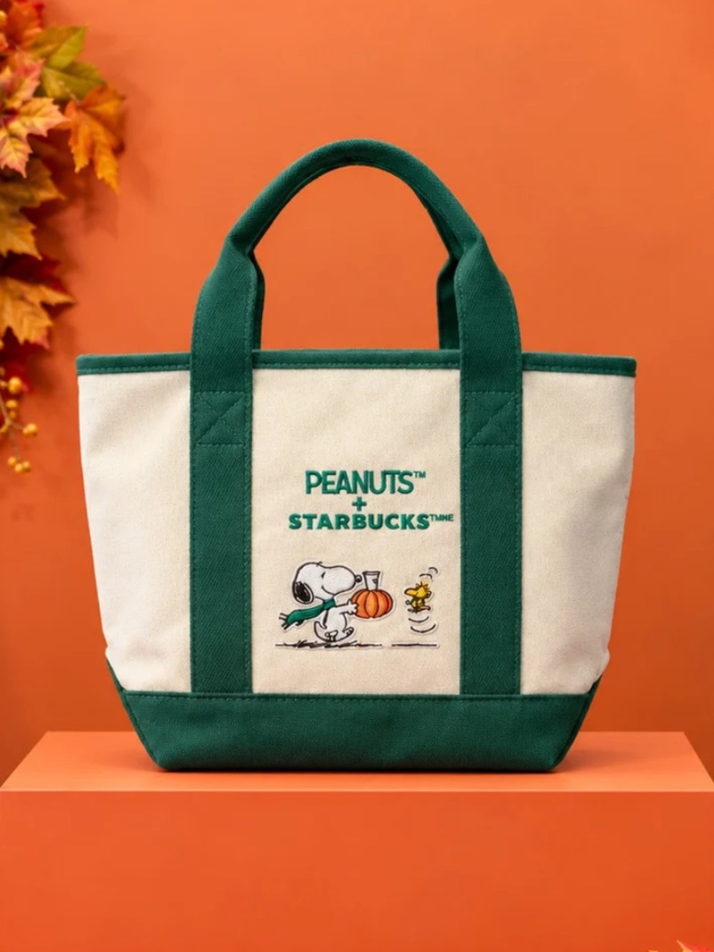Starbucks x Peanuts Mini Tote Bag Fall Collection 2026 🎃